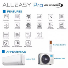 ΜIDEA ALL EASY Pro / 24000BTU Wi-Fi