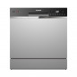 TOSHIBA DW-08T2EE(S)-CYP Mini Dishwasher, Silver