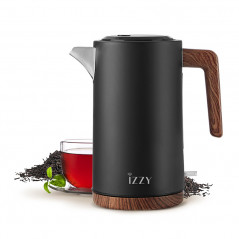 izzy - 224128 IZ-3016 - Kettle Wooden Black