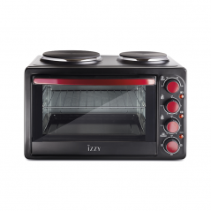 IZZY - KH3T - Mini Oven 28Lt with 2 Hot Plates