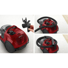 Bosch - BGC21X350 - Bagless Vacuum Cleaner - Series4 - Red