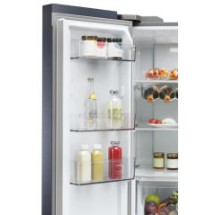 Haier - HCR5919EHMB - Side-by-Side Refrigerator Total NoFrost