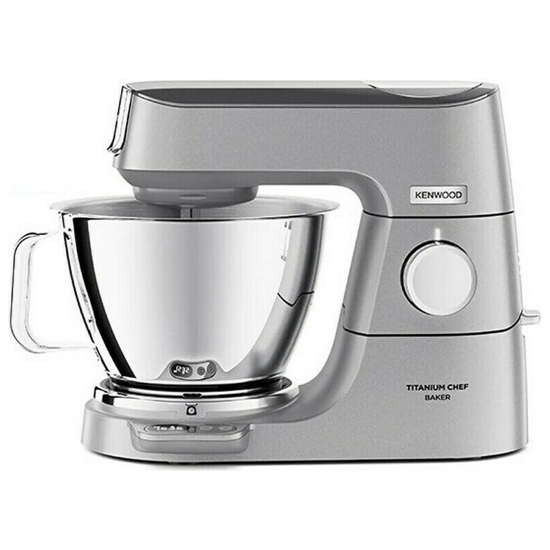 KENWOOD - KVC85.124SI - Titanium Chef Baker Stand Mixer with Stainless Mixing Bowl 5lt