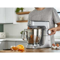 KENWOOD - KVC85.124SI - Titanium Chef Baker Stand Mixer with Stainless Mixing Bowl 5lt