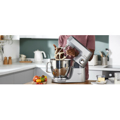 KENWOOD - KVC85.124SI - Titanium Chef Baker Stand Mixer with Stainless Mixing Bowl 5lt