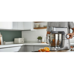 KENWOOD - KVC85.124SI - Titanium Chef Baker Stand Mixer with Stainless Mixing Bowl 5lt