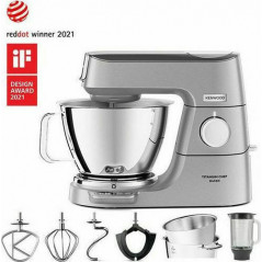 KENWOOD - KVC85.124SI - Titanium Chef Baker Stand Mixer with Stainless Mixing Bowl 5lt