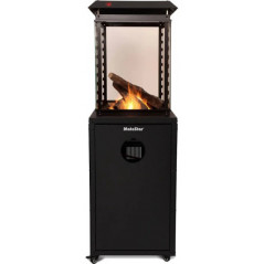 MATESTAR - MAT-1201 - Patio Heater Flame gas with glass