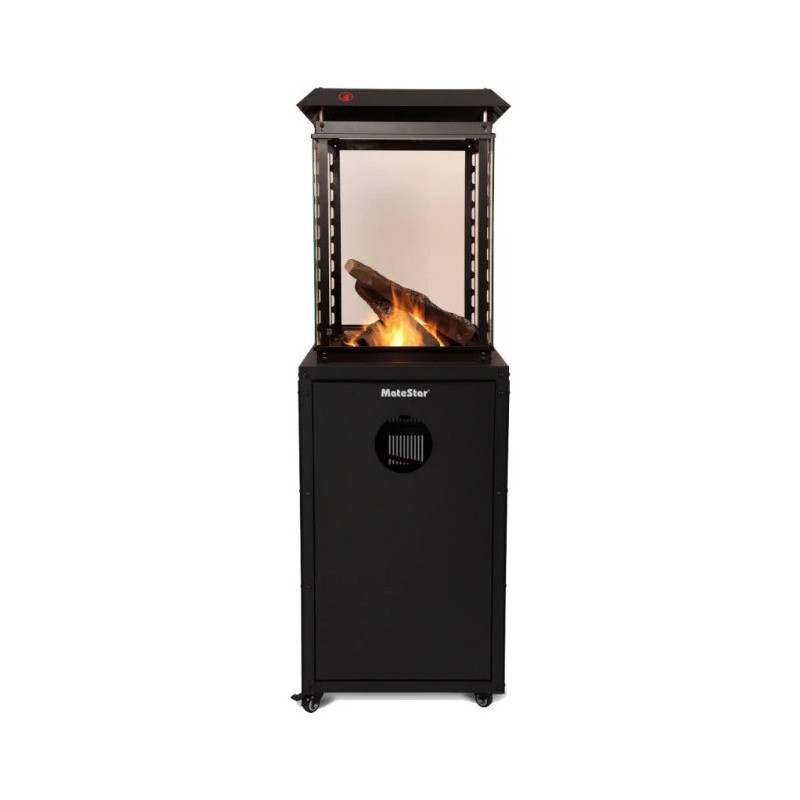 MATESTAR - MAT-1201 - Patio Heater Flame gas with glass