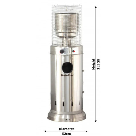 MATESTAR - MAT-H1SS - Θερμάστρα Υγραερίου, Εξωτερικού Χώρου