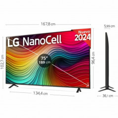 LG - 75NANO82T6B - Smart Television 75" 4K UHD LED HDR