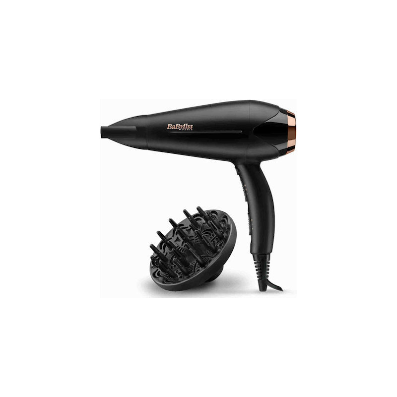 Babyliss - D570DE - Turbo Shine D570DE Ionic Hair Dryer with Diffuser