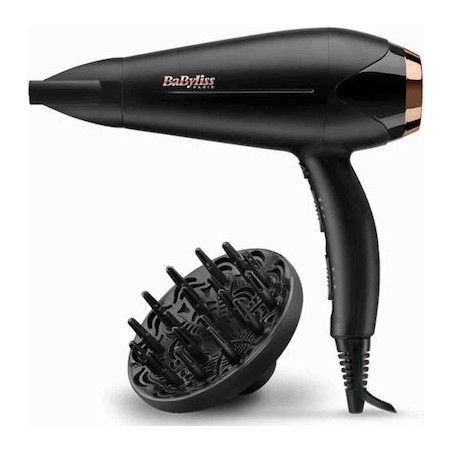 Babyliss - D570DE - Turbo Shine D570DE Ionic Hair Dryer with Diffuser