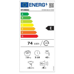 Hyundai - WLFL61016 -Πλυντήριο Ρούχων 6kg